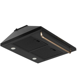 Изображение товара Вытяжка каминная Gorenje WHC63CLB черный/золотистый