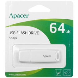 Изображение товара Память USB Flash 64 ГБ Apacer AH336 [AP64GAH336W-1]
