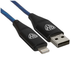 Изображение товара Кабель круглый BY Lightning 8-pin - USB 2.0 Type-A синий 1 м