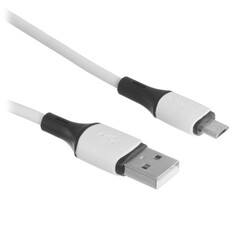 Изображение товара Кабель круглый Borofone micro USB - USB 2.0 Type-A белый 1 м