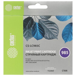 Изображение товара Картридж Cactus CS-LC985C голубой