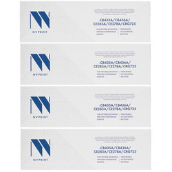 Изображение товара Картридж лазерный NV-Print NV-CB435A/CB436A/CE285A/CE278A/NV-725 UNIV-SET4 черный