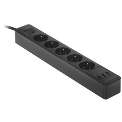 Изображение товара Сетевой фильтр Harper UCH-550 черный