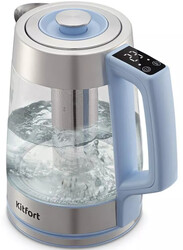 Изображение товара Электрочайник Kitfort КТ-6617 голубой