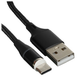 Изображение товара Кабель круглый DEXP USB Type-C - USB 2.0 Type-A черный 1 м
