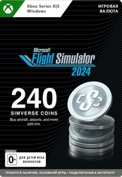 Изображение товара Игровая валюта Microsoft Flight Simulator 2024  240 Simverse Coins