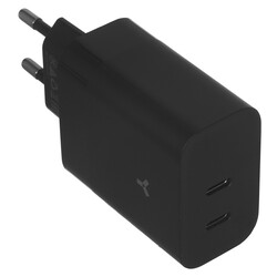 Изображение товара Сетевое зарядное устройство Accesstyle Agate 40W2C черный