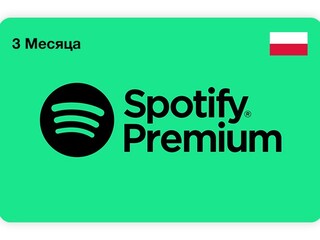 Изображение товара Код активации Spotify Premium Poland на 3 месяца