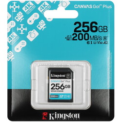 Изображение товара Карта памяти Kingston Canvas Go! Plus SDXC 256 ГБ [SDG4/256GB]