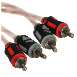 Изображение товара Кабель   Aura 2RCA - 2RCA прозрачный