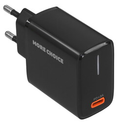 Изображение товара Сетевое зарядное устройство More Choice NC60 черный