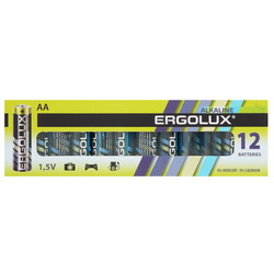 Изображение товара Батарейка Ergolux Alkaline AA (LR6/ER14505/FR6/R6P)