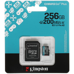 Изображение товара Карта памяти Kingston Canvas Go! Plus microSDXC 256 ГБ [SDCG4/256GB]