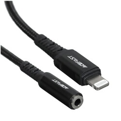 Изображение товара Кабель   ACEFAST Lightning - jack 3.5 мм черный