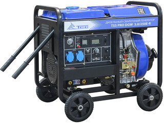 Изображение товара Электрогенератор  дизельный  ТСС PRO DGW 3.0/250E-R