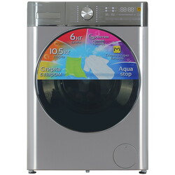 Изображение товара Стирально-сушильная машина HIBERG i-DDQ8 - 10614 Ss серебристый