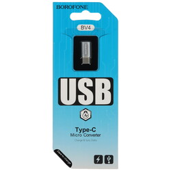 Изображение товара OTG-переходник Borofone серебристый
