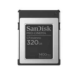 Изображение товара Карта памяти Sandisk PRO-CINEMA CFexpress CFexpress Card Type B 320 ГБ [SDCFEC-320G-GN4NN]