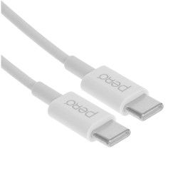 Изображение товара Кабель PERO USB Type-C - USB Type-C белый 1 м