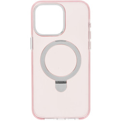 Изображение товара Накладка  VLP Ring Case для Apple iPhone 15 Pro Max розовый/прозрачный