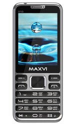 Изображение товара Сотовый телефон Maxvi X10i серебристый/черный