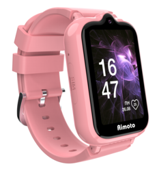 Изображение товара Детские часы Кнопка Жизни Aimoto Active Pro 4G розовый