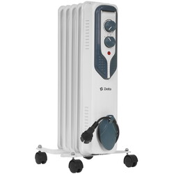 Изображение товара Масляный обогреватель Delta D08-5 серый