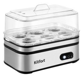 Изображение товара Яйцеварка Kitfort КТ-6957 серебристый
