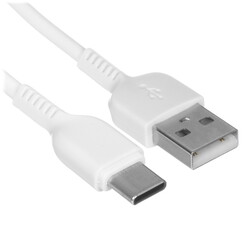 Изображение товара Кабель круглый Hoco USB Type-C - USB 2.0 Type-A белый 2 м