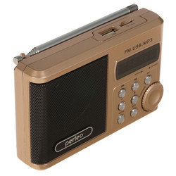 Изображение товара Радиоприемник Perfeo Sound Ranger золотистый