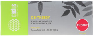 Изображение товара Картридж лазерный Cactus CS-TK580Y желтый, с чипом