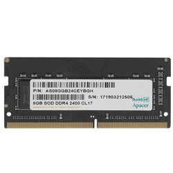 Изображение товара Оперативная память SODIMM Apacer [ES.08G2T.GFH] 8 ГБ