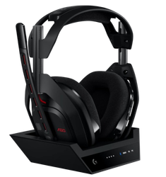Изображение товара Беспроводные наушники Logitech Astro A50 LIGHTSPEED (Gen 5) + Док-станция черный 2024