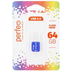 Изображение товара Память USB Flash 64 ГБ Perfeo M02 [PF-M02N064]