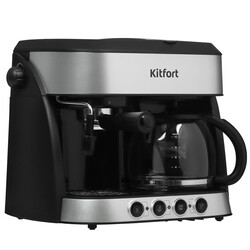 Изображение товара Кофеварка рожковая Kitfort КТ-7185 черный
