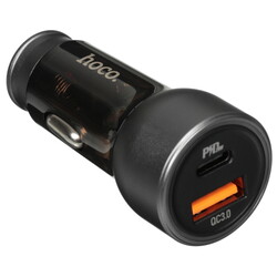 Изображение товара Автомобильное ЗУ Hoco NZ8 Sprinter серый