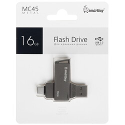 Изображение товара Память OTG USB Flash 16 ГБ Smartbuy MC45 [SB16GBMC45]