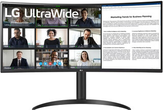 Изображение товара 34" Монитор LG UltraWide 34WR55QK-B черный