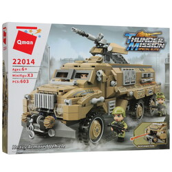 Изображение товара Конструктор Qman Военная зона Штурмовой БТР