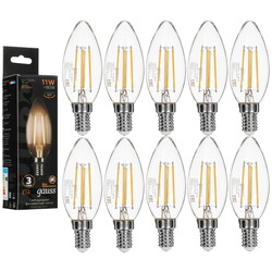 Изображение товара Комплект филаментных ламп Gauss Filament Crystal 103801111