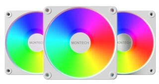 Изображение товара Комплект вентиляторов Montech GF120 V2 ARGB  белый