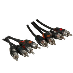 Изображение товара Кабель   Aura 4RCA - 4RCA черный