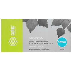 Изображение товара Картридж лазерный Cactus CS-CF360X черный, с чипом