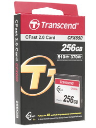 Изображение товара Карта памяти Transcend CFast 2.0 256 ГБ [TS256GCFX650]