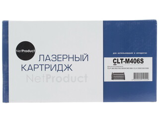 Изображение товара Картридж лазерный NetProduct CLT-M406S пурпурный