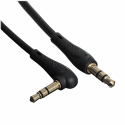 Изображение товара Кабель   Hoco jack 3.5 мм - jack 3.5 мм черный