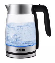 Изображение товара Электрочайник Kitfort КТ-641 серебристый