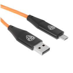 Изображение товара Кабель круглый BY micro USB - USB 2.0 Type-A оранжевый 1 м