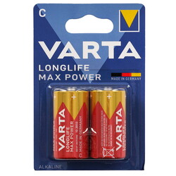 Изображение товара Батарейка Varta Longlife Max Power C (LR14/ER26500/R14)
