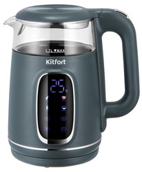 Изображение товара Электрочайник Kitfort КТ-8755 серый